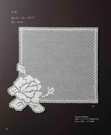 Beautiful square motifs & doilies knitted in lace yarn - Japanese Craft Book