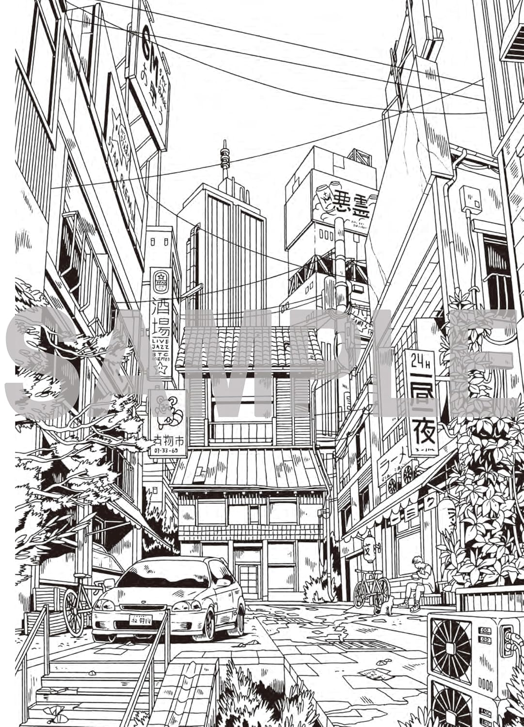 塗り絵・カリカチュア my personal coloring book Kawasaki Coloring