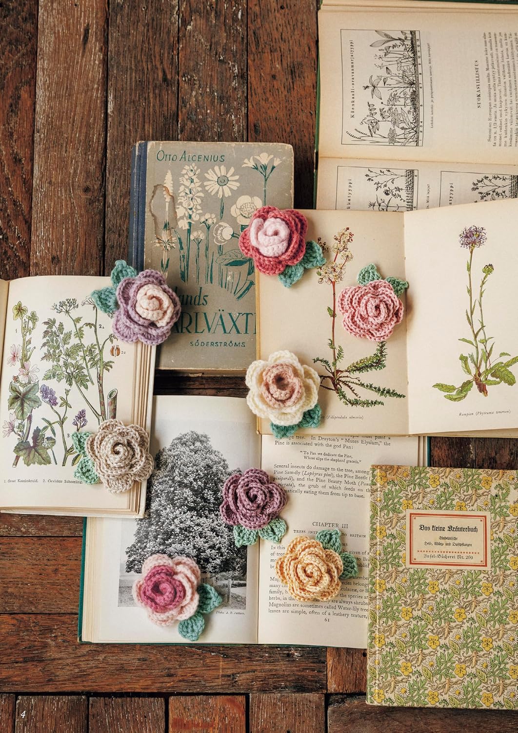 MARUN CROCHET's Crochet Flower Motif Accessories - Japanese Craft Book
