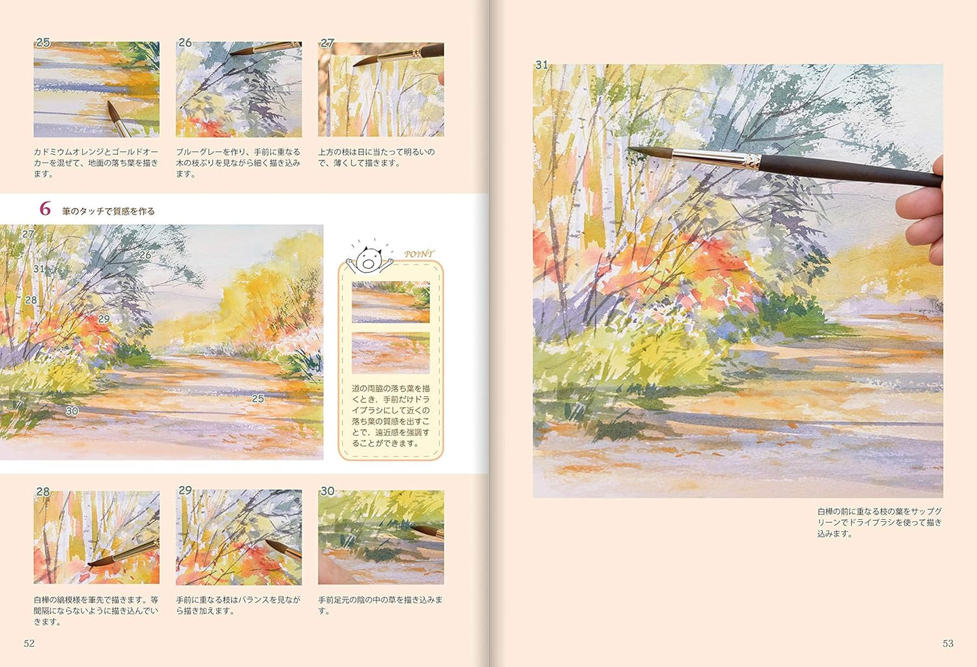 Tsukiyo Ono's Watercolor Painting Landscape Lesson - 10 Processes for Painting Impressions