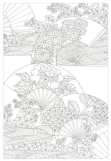 Relaxing coloring book Kyoto Miyabi Japanese Pattern Japanese Craft Book Coloring book - Japanese Craft Book