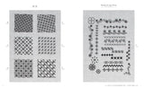 Black work Embroidery: Intricate, Beautiful Geometric Patterns Backstitch Stitch - Japanese Craft Book