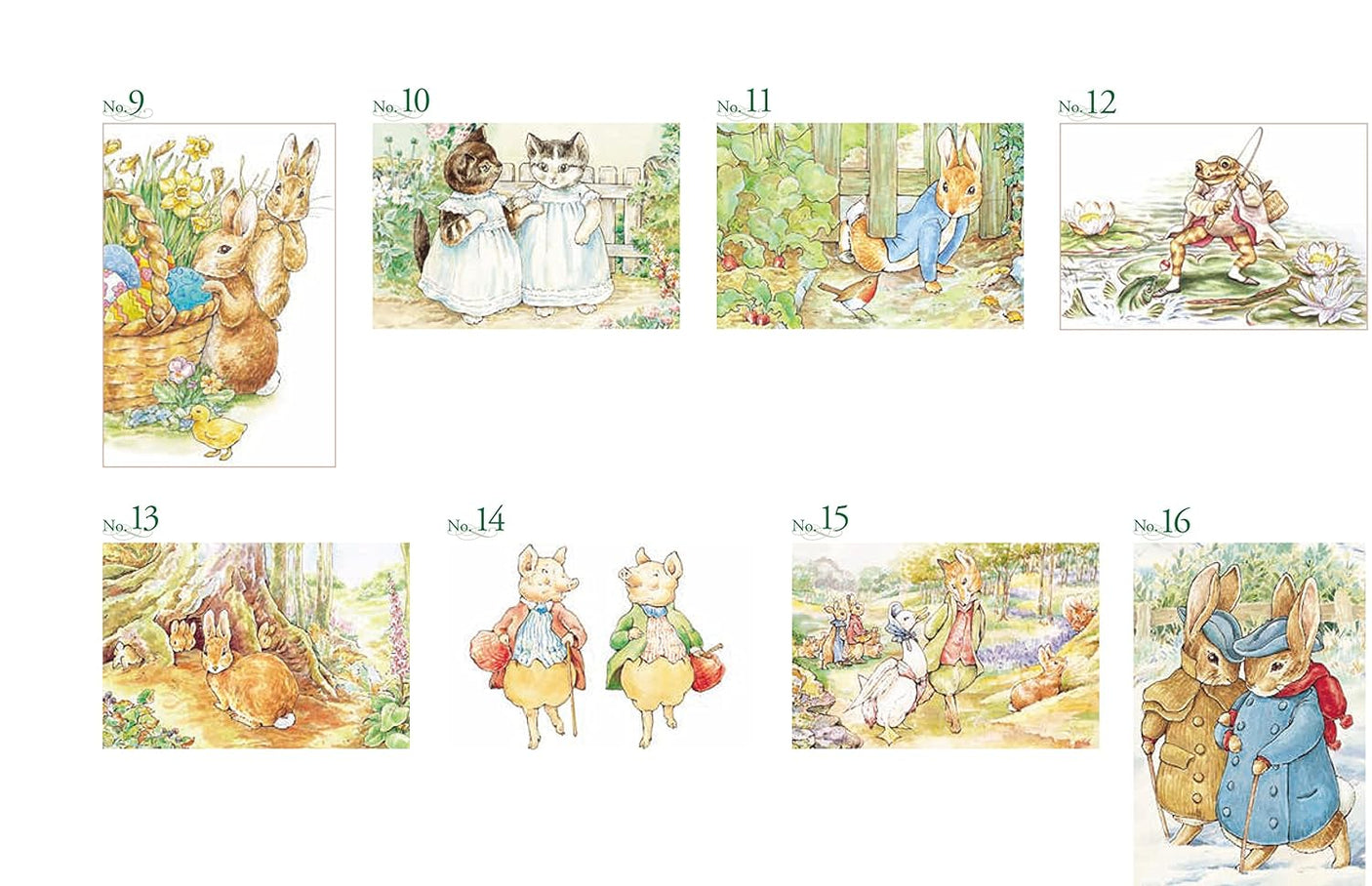 Adult coloring book POSTCARD BOOK Peter Rabbit color pencil BOX - Japanese Craft Book