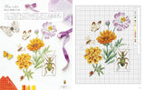 Cross-stitch featuring French nature: 350 motifs of vivid mountain scenery and vegetables Japanese Craft Book