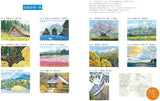 Easy coloring book for adults: Peaceful landscapes Japanese Coloring Book