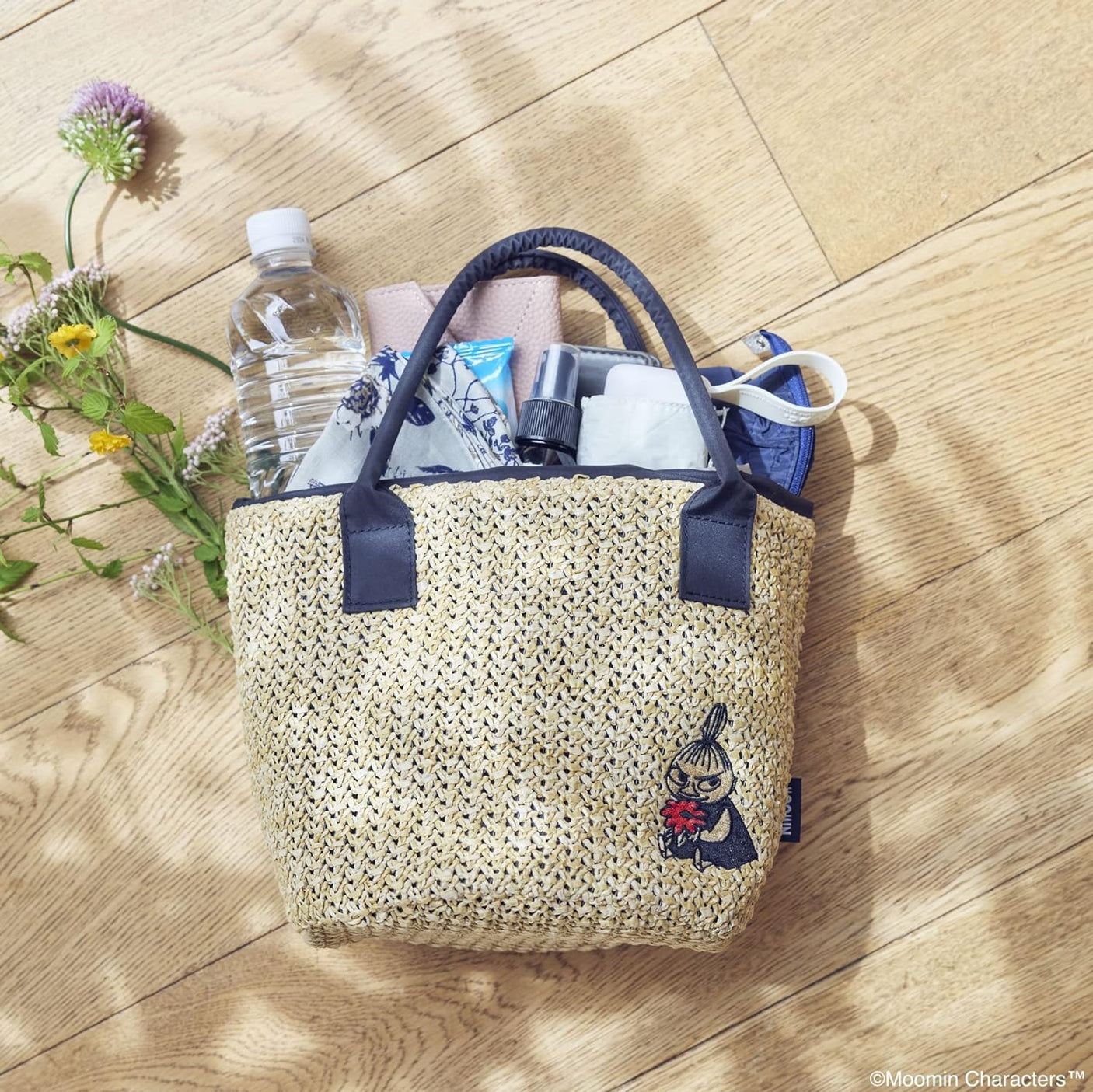 MOOMIN Little My embroidery is cute! Basket bag BOOK (Variety)