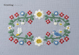 Cute embroidery of flowers and animals by Annas Expanded version Japanese Craft Book