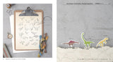 The first dinosaur embroidery embroidery stitch How to - Japanese Craft Book