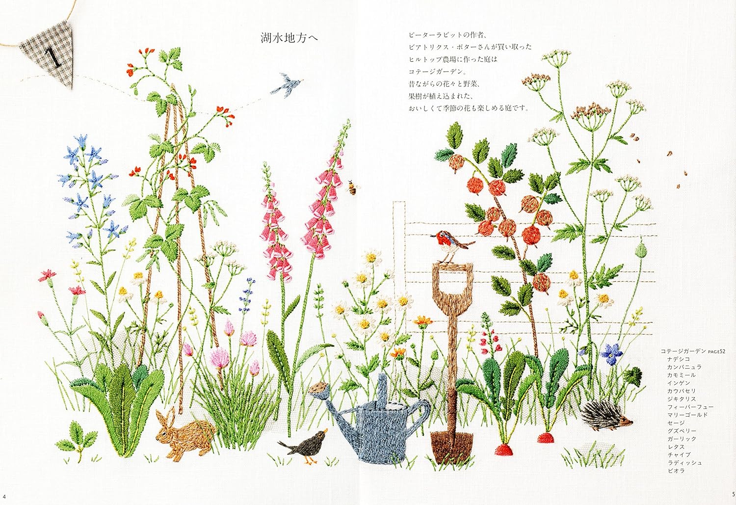 Kazuko Aoki stitch Travel Embroidery 3rd: Visiting the Cotswolds