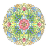 flower mandalas coloring book - Japanese Craft Book