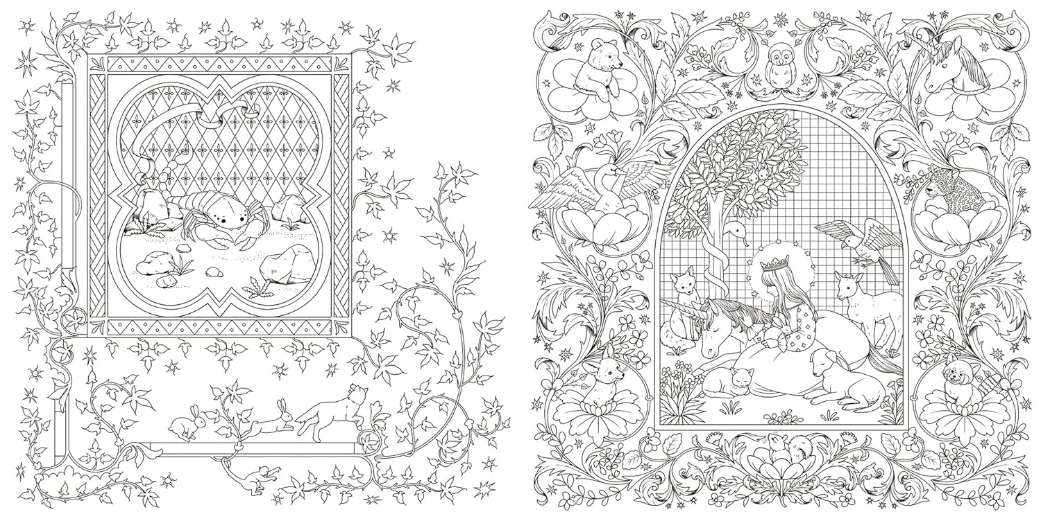 Coloring book with a story A Journey to the Land of Dreams