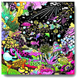 A soothing scratch art world of sparkling coral reefs - Japanese Scratch Coloring Book