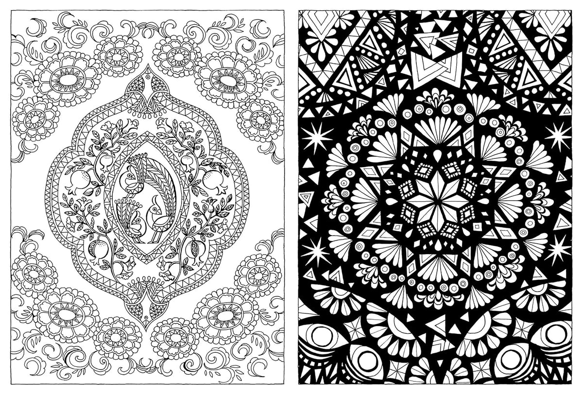 Arabian Nights Sleepless Nights Coloring Book - Japanese Coloring Book