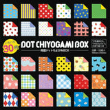 Showa Grimm Origami Double-Sided Dot Chiyogami BOX 120 Sheets 23-2187