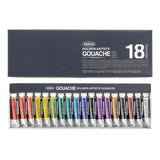 Holbein Gouache watercolor paint <Guache> G704 5ml 18 color set - Japan