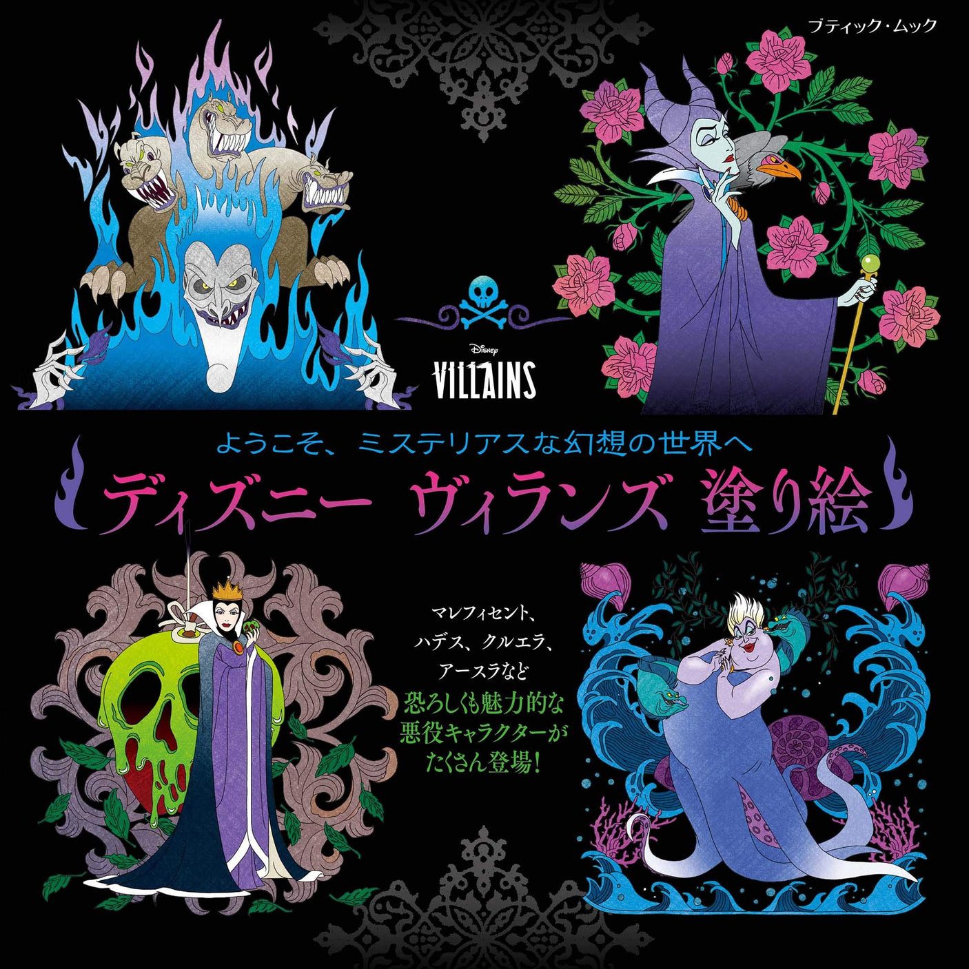 Disney Villains Coloring Book Craft Book art - Japanese Craft Book