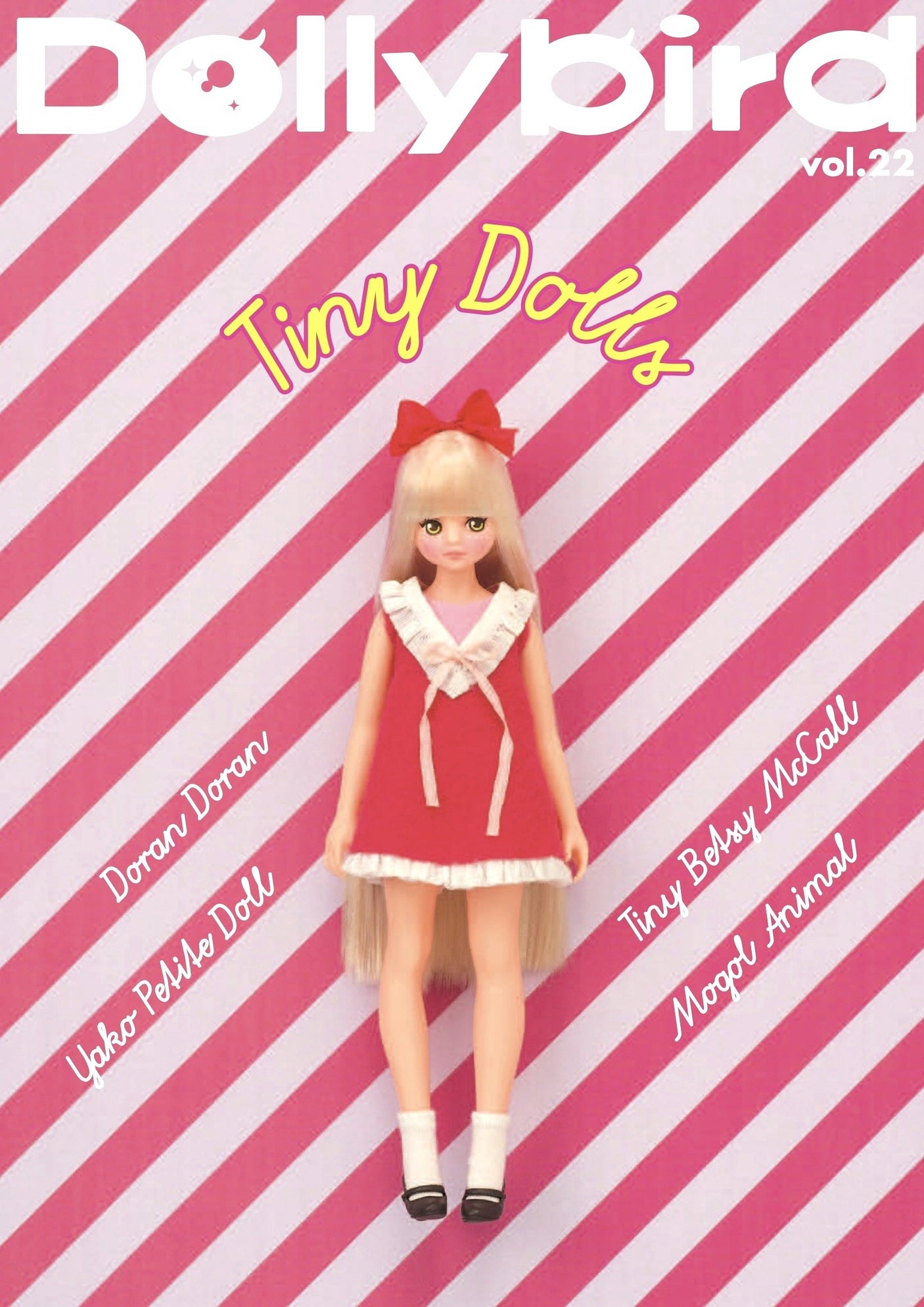 Dollybird vol.22 Japanese Making clothes Doll culture doll Sewing Dollfie Dream Tiny Dolls - Japanese Craft Book